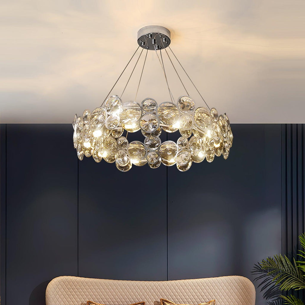 Cuthaiel Chandelier Rond Postmoderne Luxe - Neutralighting