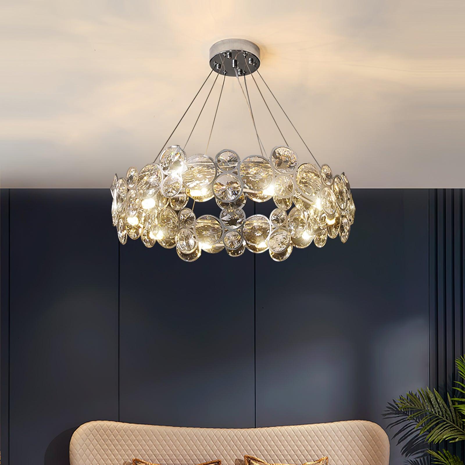 Cuthaiel Chandelier Rond Postmoderne Luxe - Neutralighting