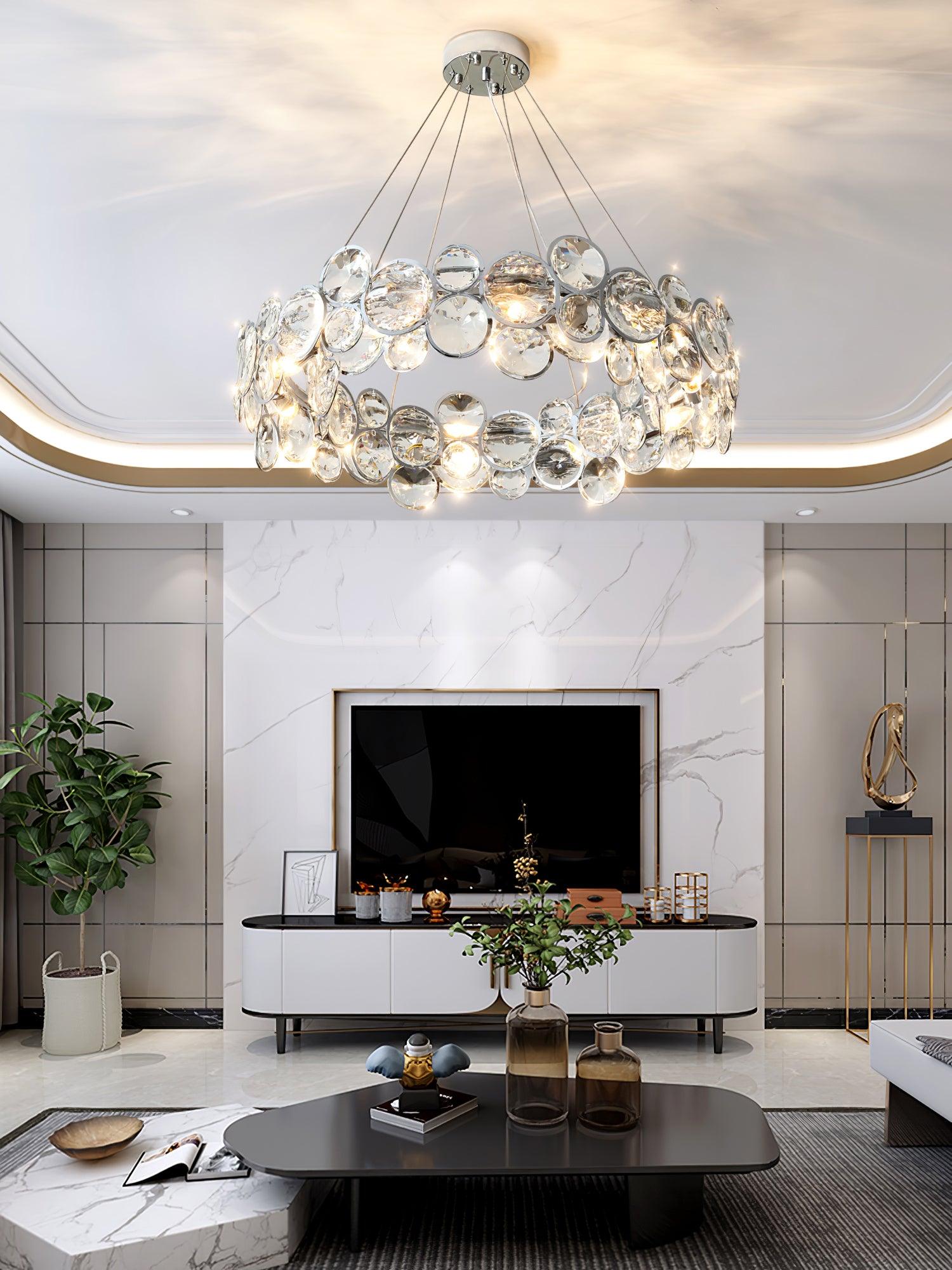 Cuthaiel Chandelier Rond Postmoderne Luxe - Neutralighting