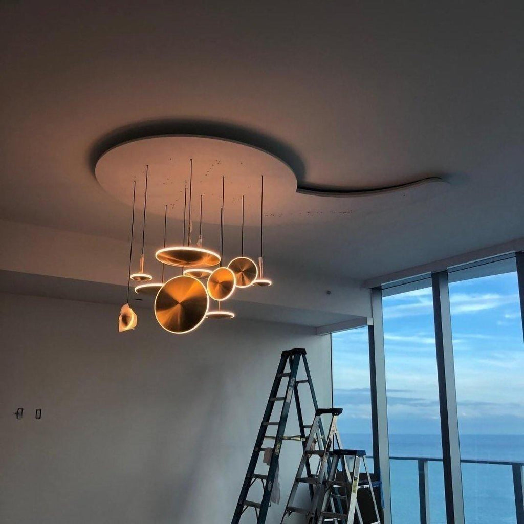 Uvenisra Lampe Pendante Dish Moderne Minimaliste - Neutralighting