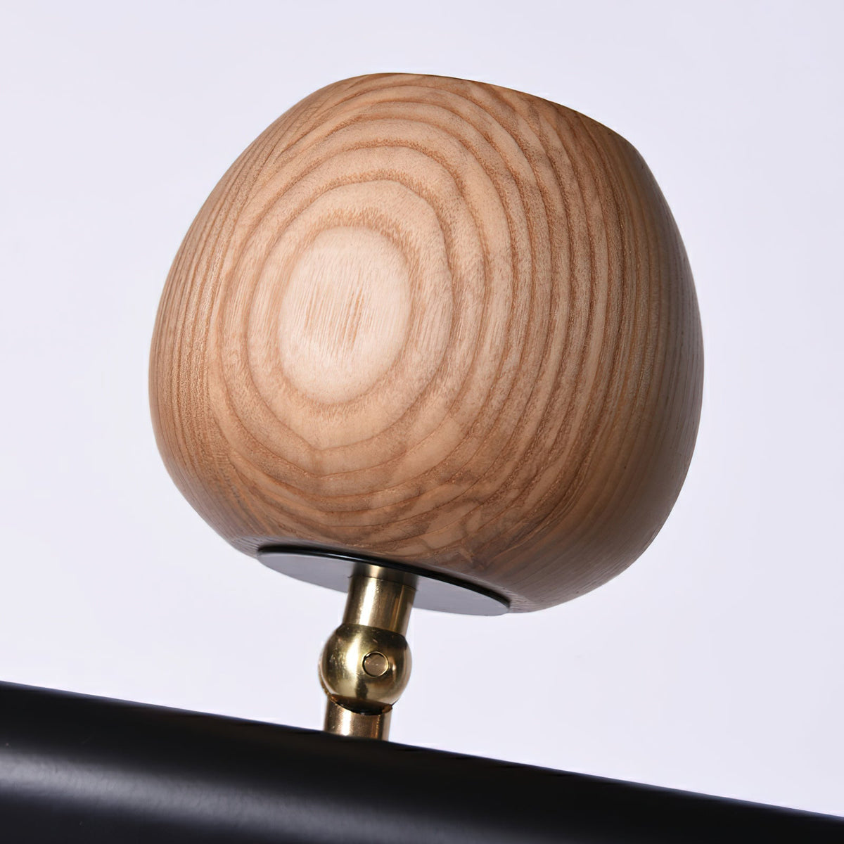 Avelira Suspension Linéaire Globe Bois Rustique - Neutralighting