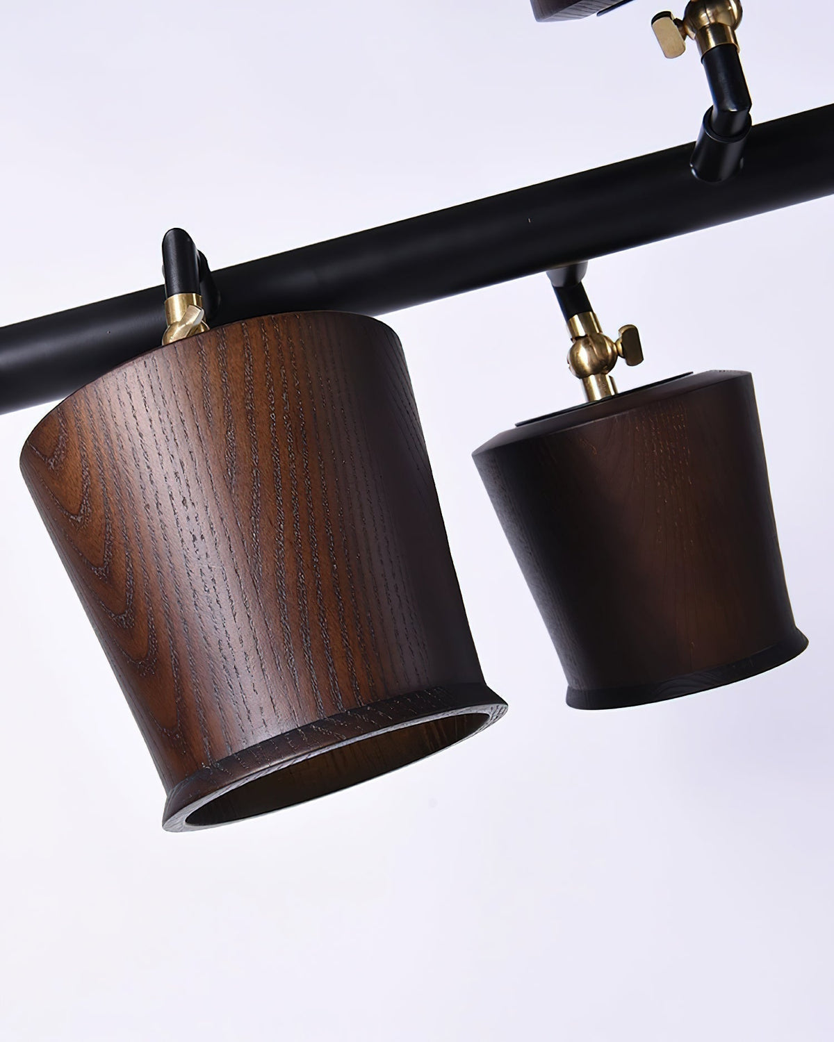 Avelira Suspension Linéaire Globe Bois Rustique - Neutralighting