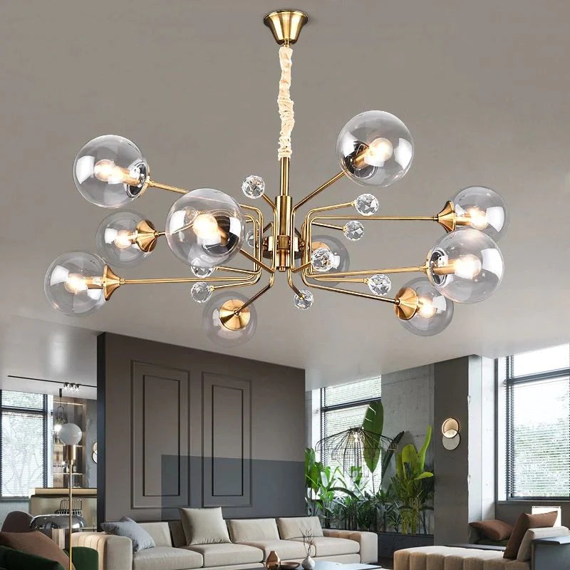 Valentina Moderne Nordique Lustre Clair/Grisl Salon/Chambre à Coucher - Neutralighting