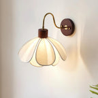 Yuki Applique Murale Florale en Bois et Tissu - Neutralighting