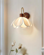 Florayne Applique Murale Florale Vintage en Verre - Neutralighting