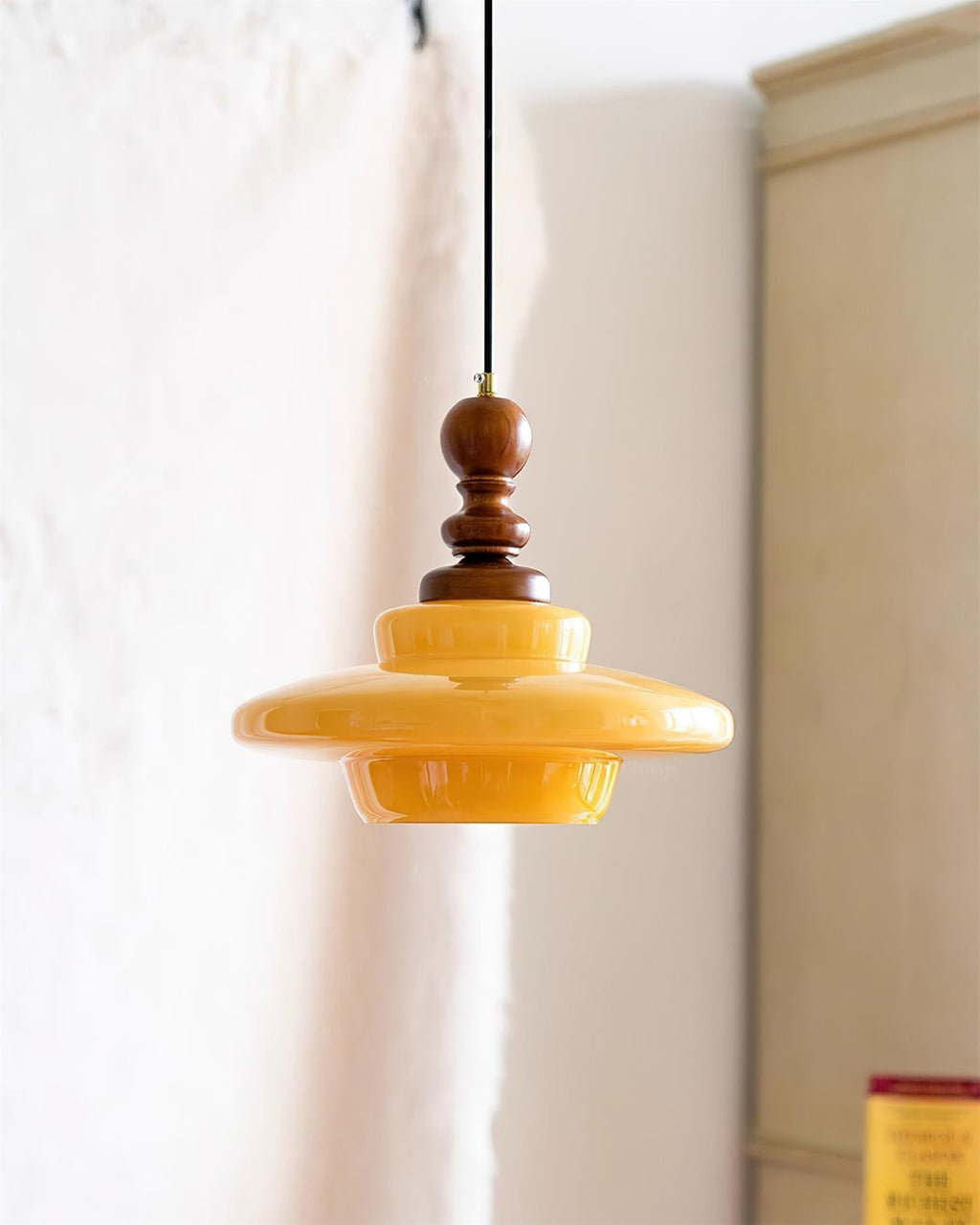 Drift Lampe Pendante Rétro Bois Noyer - Neutralighting