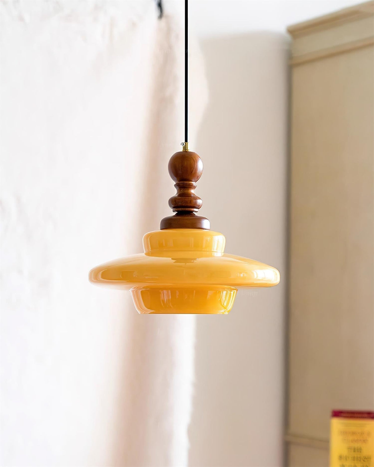 Drift Lampe Pendante Rétro Bois Noyer - Neutralighting