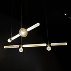 Solara Lampe à suspension en cristal cylindrique Cipher contemporaine - Neutralighting