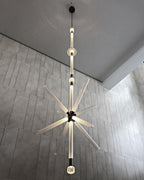 Solara Lampe à suspension en cristal cylindrique Cipher contemporaine - Neutralighting
