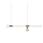 Solara Lampe à suspension en cristal cylindrique Cipher contemporaine - Neutralighting