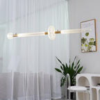 Solara Lampe à suspension en cristal cylindrique Cipher contemporaine - Neutralighting