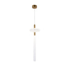 Solara Lampe à suspension en cristal cylindrique Cipher contemporaine - Neutralighting