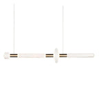 Solara Lampe à suspension en cristal cylindrique Cipher contemporaine - Neutralighting