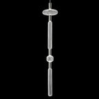 Solara Lampe à suspension en cristal cylindrique Cipher contemporaine - Neutralighting