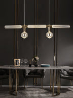Solara Lampe à suspension en cristal cylindrique Cipher contemporaine - Neutralighting