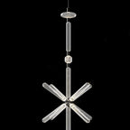Solara Lampe à suspension en cristal cylindrique Cipher contemporaine - Neutralighting