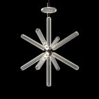 Solara Lampe à suspension en cristal cylindrique Cipher contemporaine - Neutralighting
