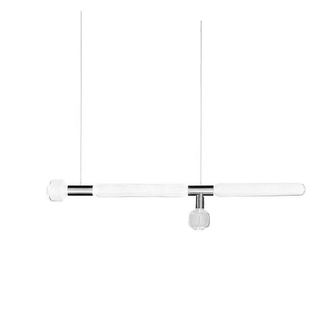Solara Lampe à suspension en cristal cylindrique Cipher contemporaine - Neutralighting
