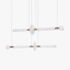 Solara Lampe à suspension en cristal cylindrique Cipher contemporaine - Neutralighting