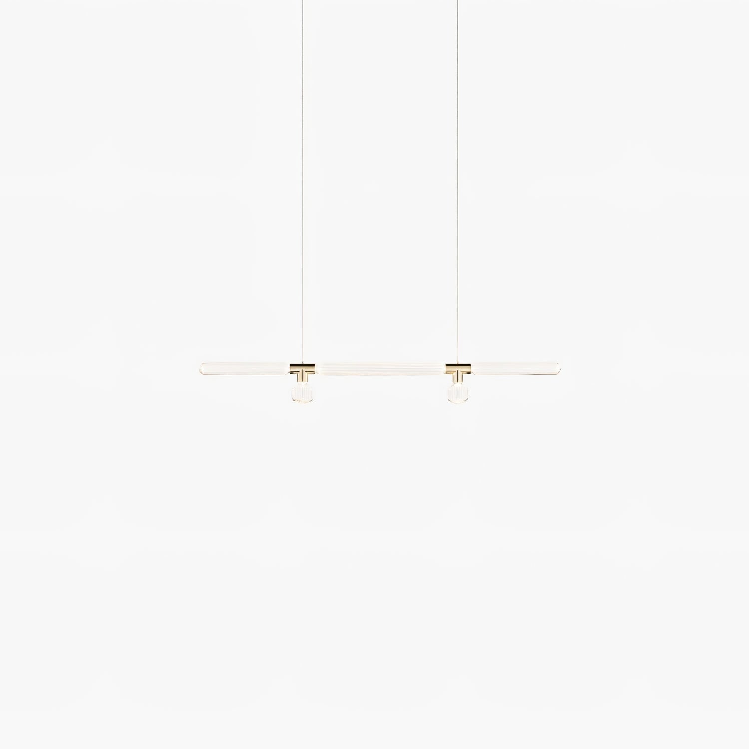 Solara Lampe à suspension en cristal cylindrique Cipher contemporaine - Neutralighting