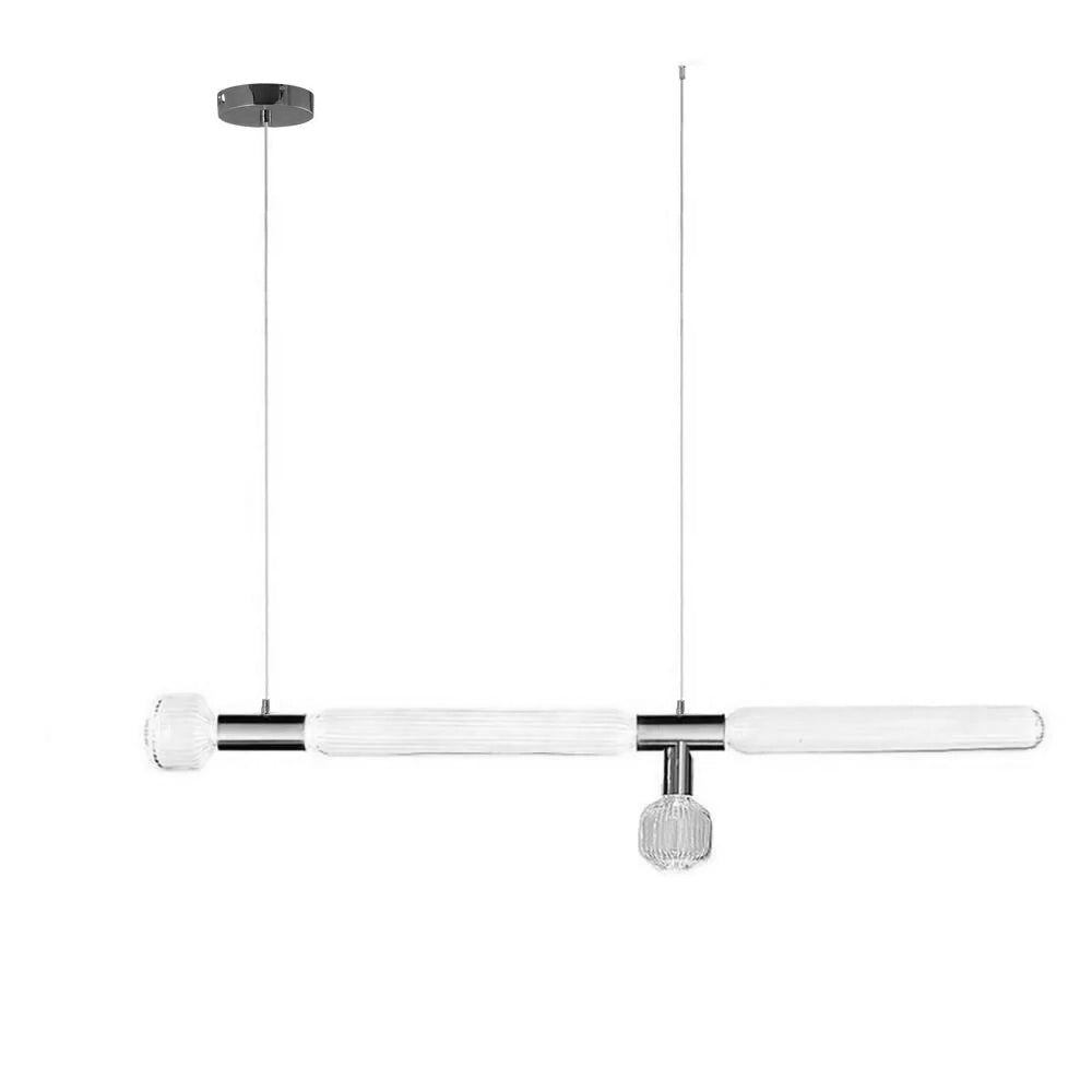 Solara Lampe à suspension en cristal cylindrique Cipher contemporaine - Neutralighting
