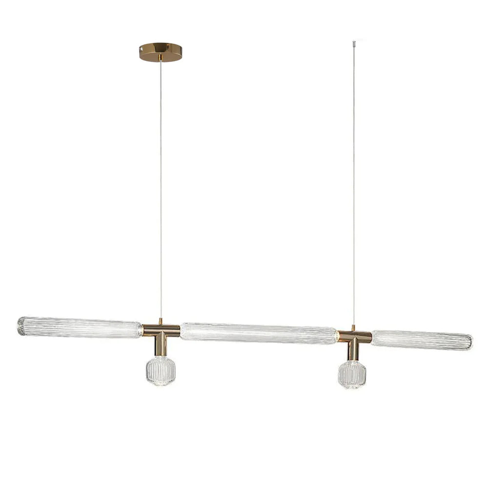 Solara Lampe à suspension en cristal cylindrique Cipher contemporaine - Neutralighting