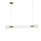 Solara Lampe à suspension en cristal cylindrique Cipher contemporaine - Neutralighting