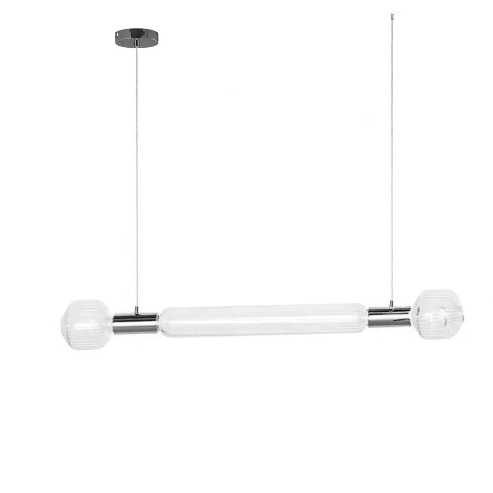 Solara Lampe à suspension en cristal cylindrique Cipher contemporaine - Neutralighting
