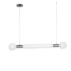 Solara Lampe à suspension en cristal cylindrique Cipher contemporaine - Neutralighting