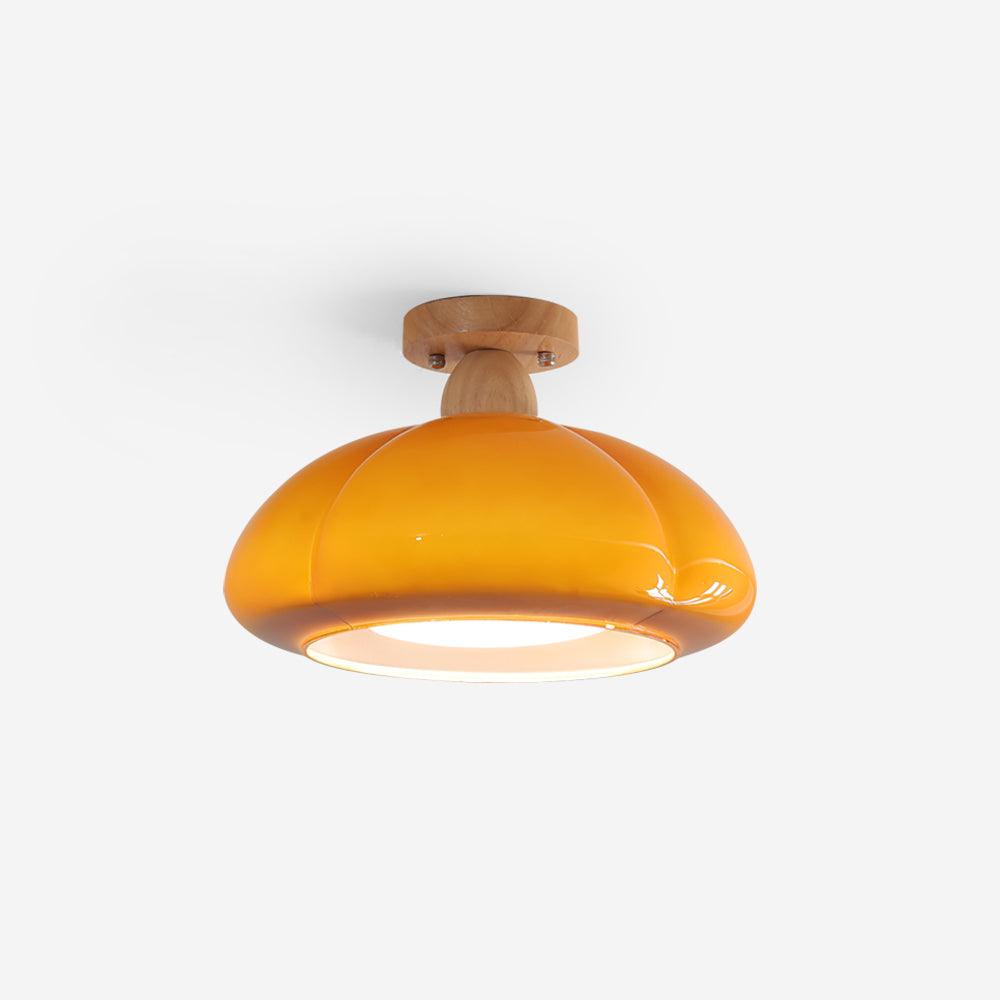 Ambrina Plafonnier Semi-Encastré Verre Ambre - Neutralighting