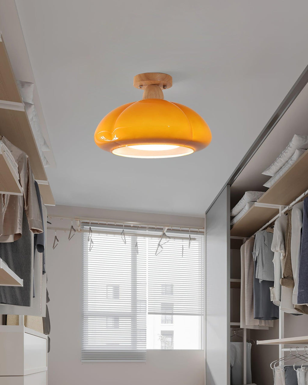 Ambrina Plafonnier Semi-Encastré Verre Ambre - Neutralighting