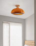 Ambrina Plafonnier Semi-Encastré Verre Ambre - Neutralighting