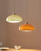 Suspension Arrondi Verre Ombre Bois Espiègle Moderne - Neutralighting