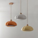 Suspension Arrondi Verre Ombre Bois Espiègle Moderne - Neutralighting