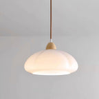 Suspension Arrondi Verre Ombre Bois Espiègle Moderne - Neutralighting