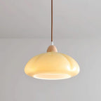 Suspension Arrondi Verre Ombre Bois Espiègle Moderne - Neutralighting