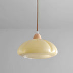 Suspension Arrondi Verre Ombre Bois Espiègle Moderne - Neutralighting