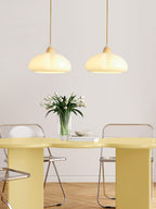 Suspension Arrondi Verre Ombre Bois Espiègle Moderne - Neutralighting