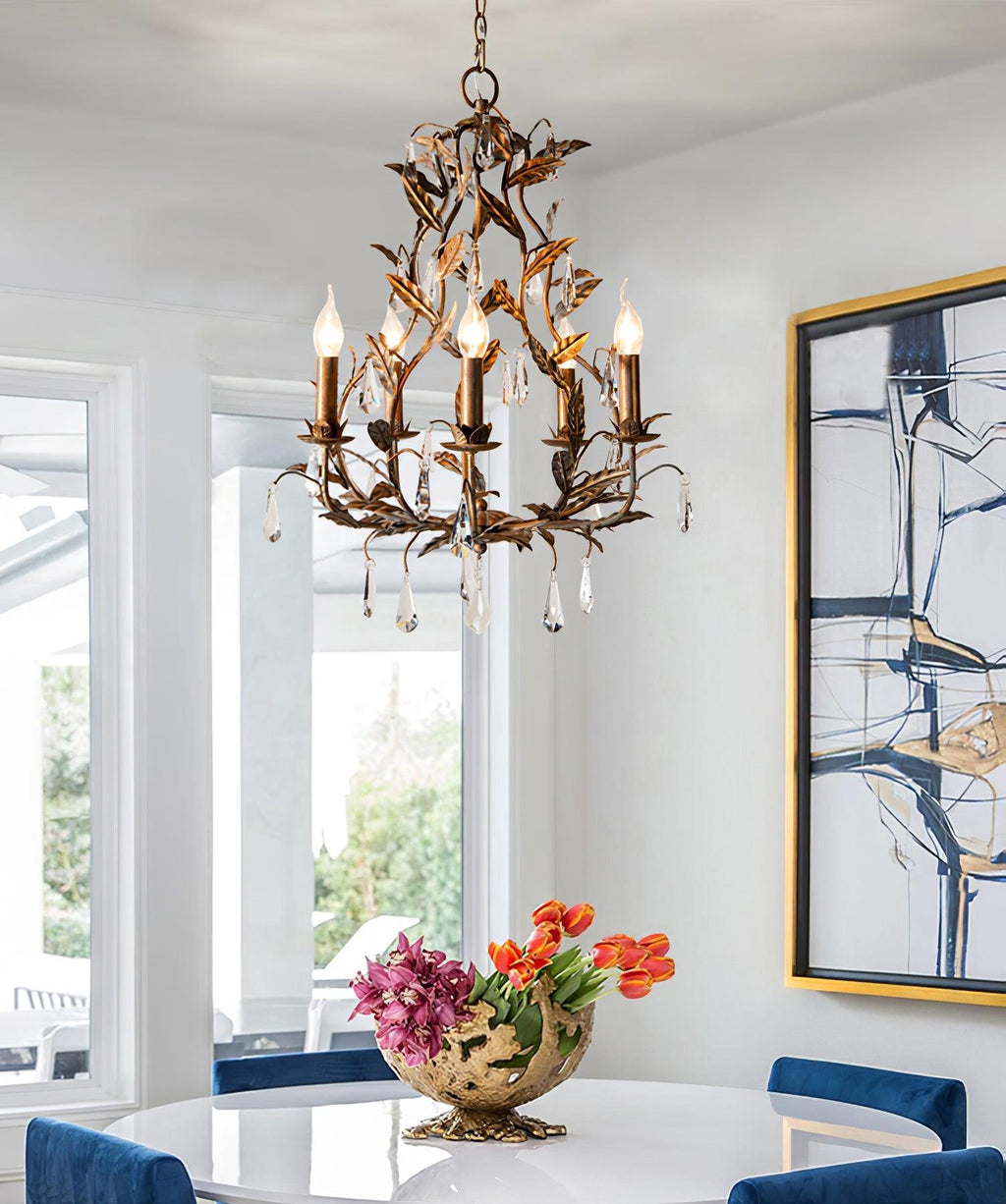 Sylvia Lustre en Verre Vintage - Neutralighting