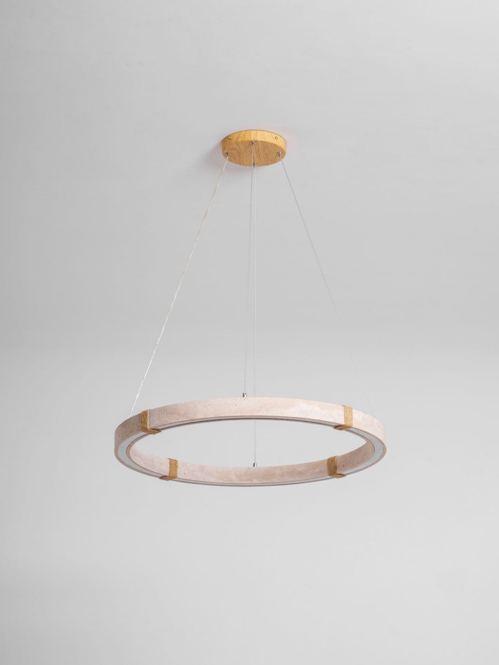 Alsilis Chandelier Minimaliste en Travertin - Neutralighting