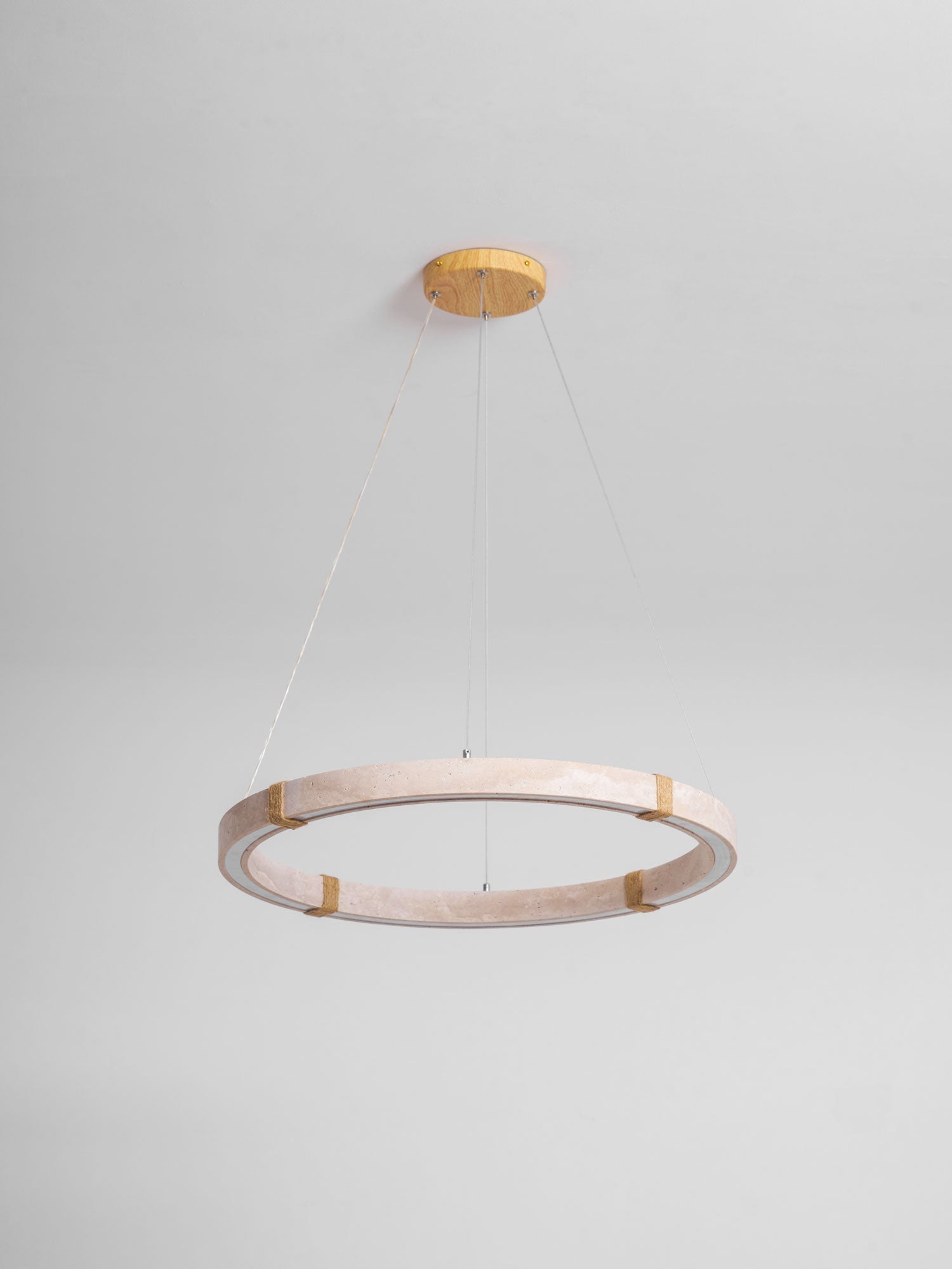 Alsilis Chandelier Minimaliste en Travertin - Neutralighting