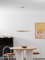 Alsilis Chandelier Minimaliste en Travertin - Neutralighting