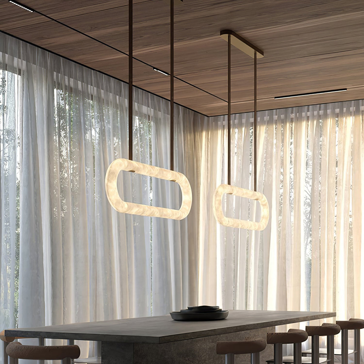 Nerina Albâtre Pendentif Lumière - Neutralighting