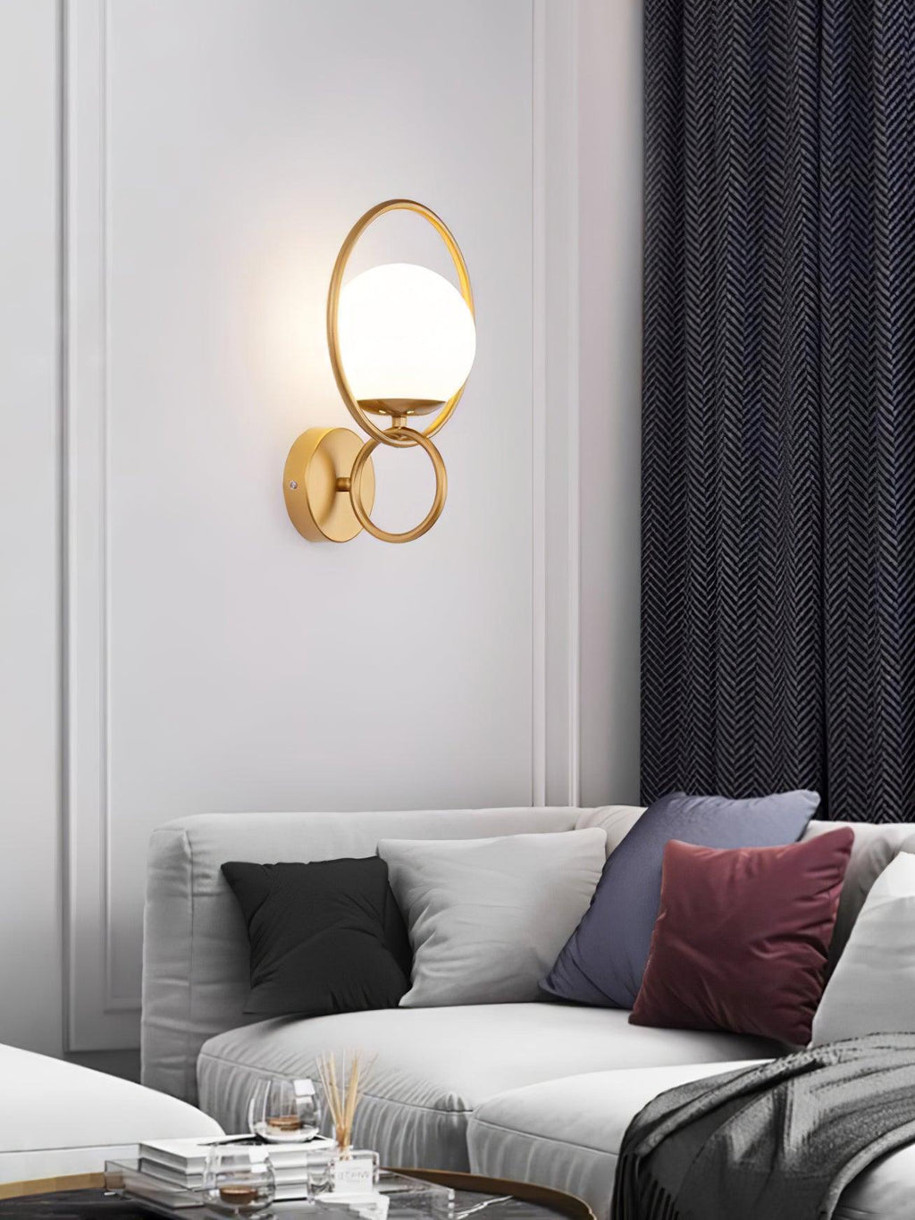 Jaxon Applique Murale Minimaliste en Verre - Neutralighting