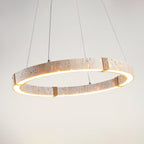 Alsilis Chandelier Minimaliste en Travertin - Neutralighting