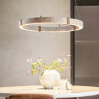 Lumae Suspension en Forme d’anneau en Pierre Travertin - Neutralighting