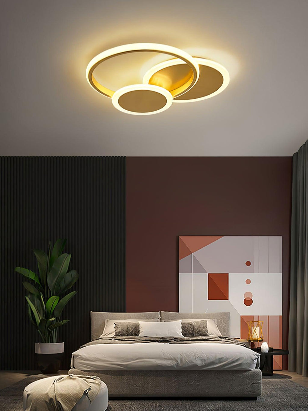 Veraee Lampe de Plafond LED Art Cercles - Neutralighting