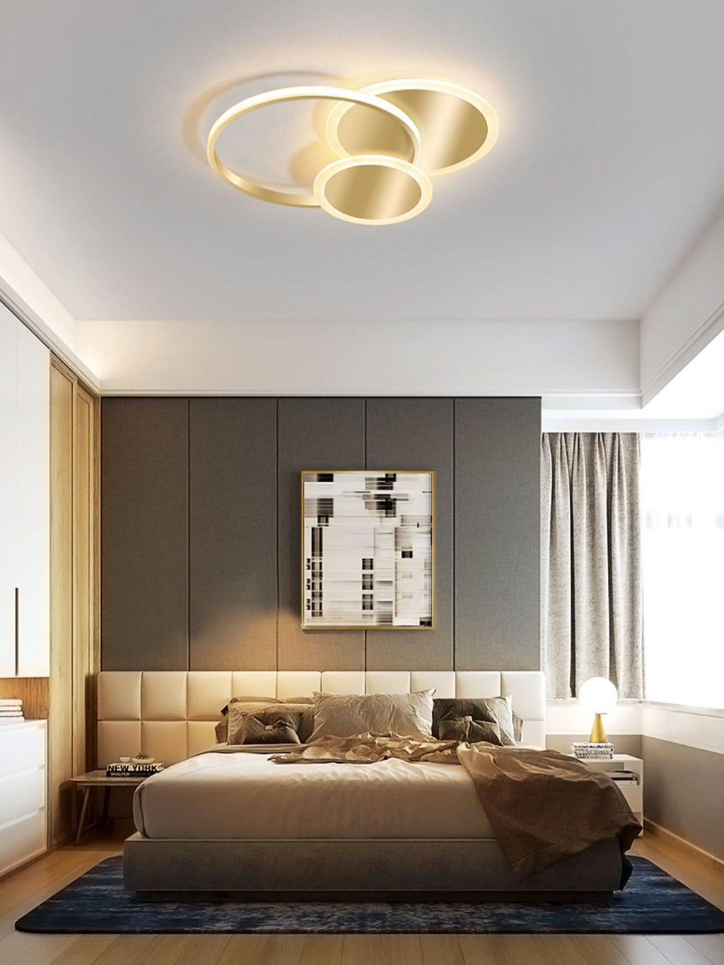 Veraee Lampe de Plafond LED Art Cercles - Neutralighting