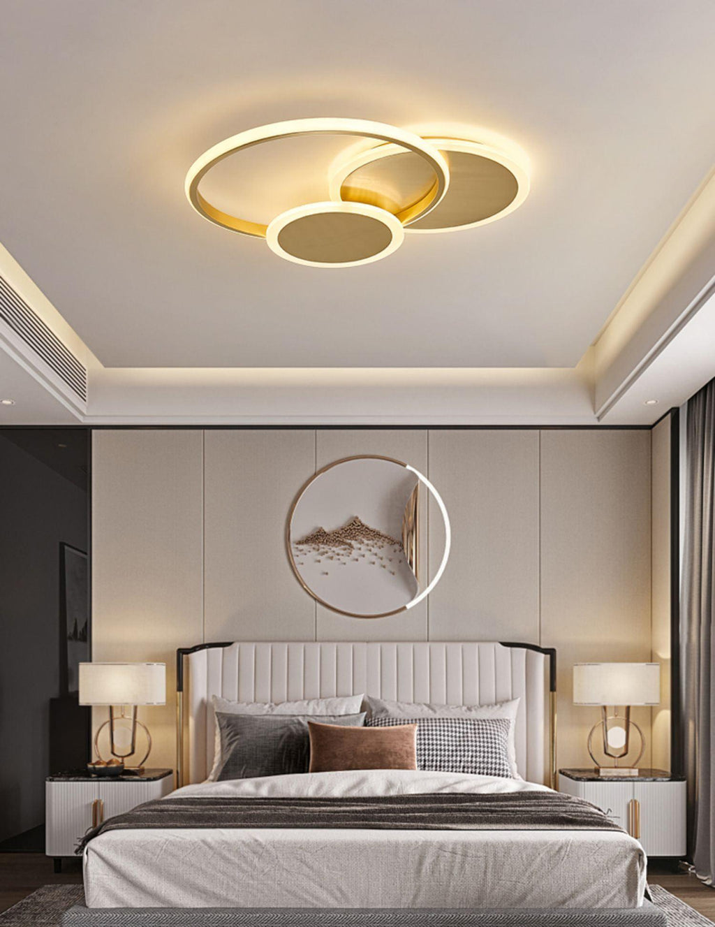 Veraee Lampe de Plafond LED Art Cercles - Neutralighting