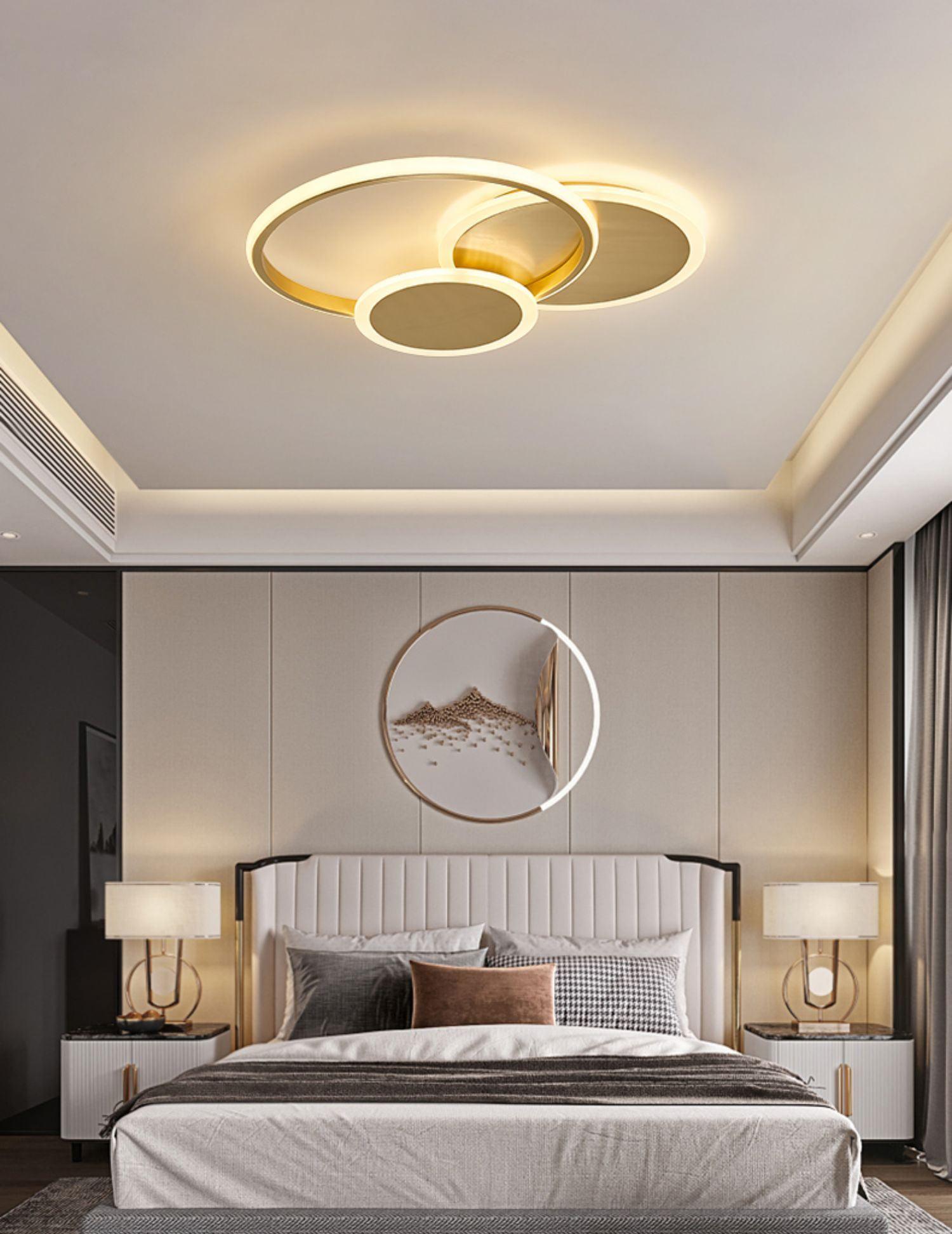 Veraee Lampe de Plafond LED Art Cercles - Neutralighting